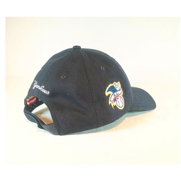 NEW YORK YANKEES MCB JULY 4TH A.L. NAVY NEW ERA CAP RAISED EMBLEM - Picture 9 of 12